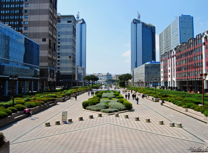 una foto del centro direzionale di Napoli