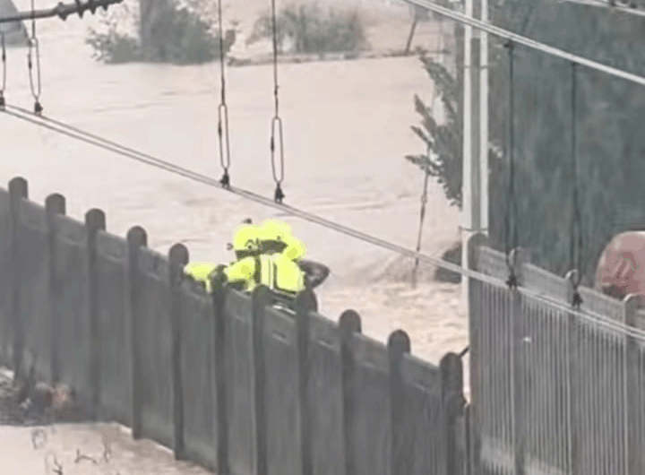 Alluvione in via Tintoretto