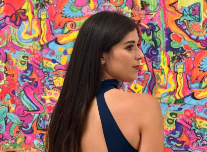 Martina Privitera durante la sua personale