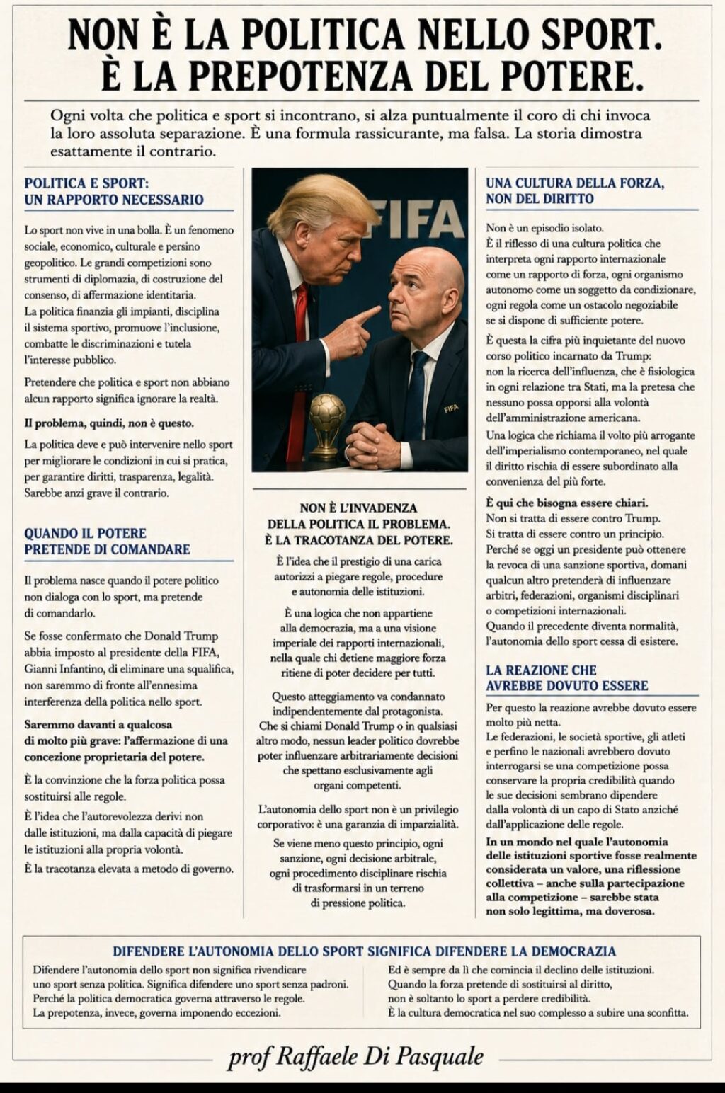 Sport politica